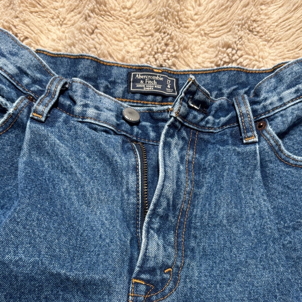 Abercrombie & fitch Women's Classic Blue Jean Shorts - Picture 3 of 5